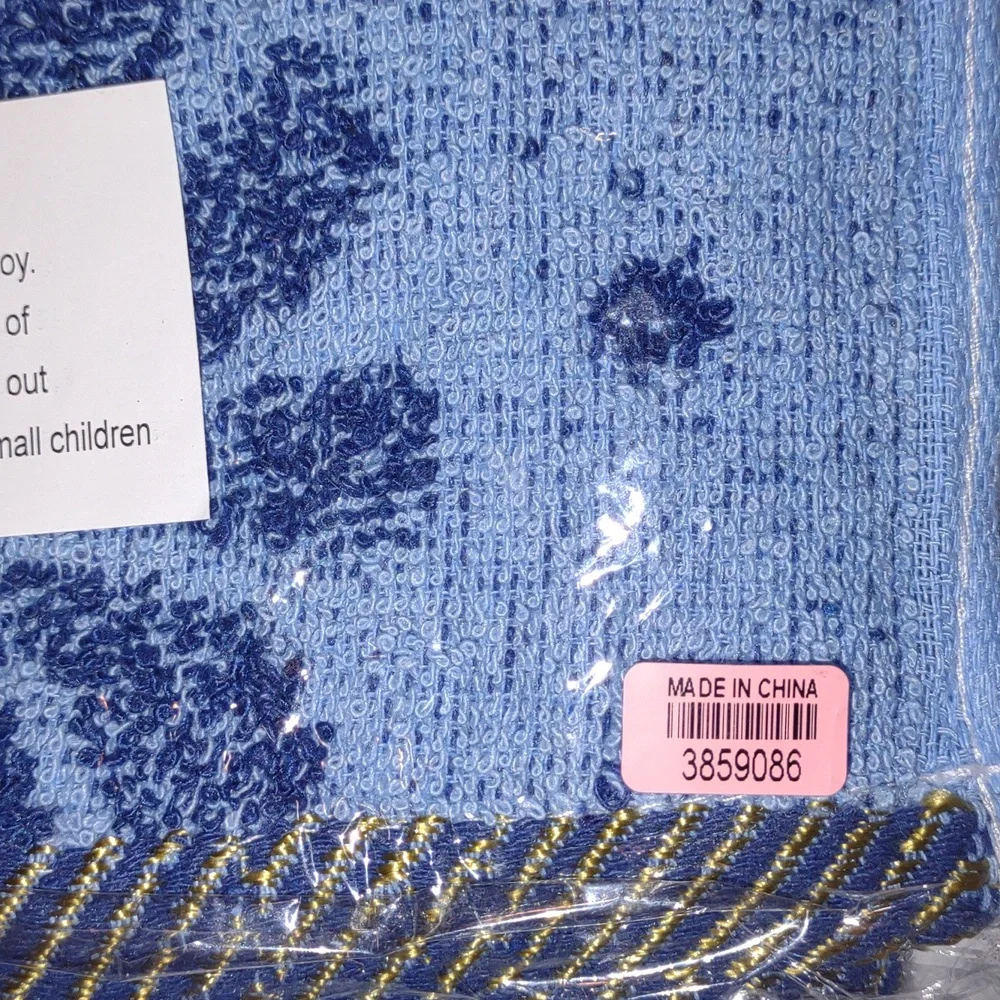 HOMESMART Bundle of 2 Bath/Beach Towel in Blue